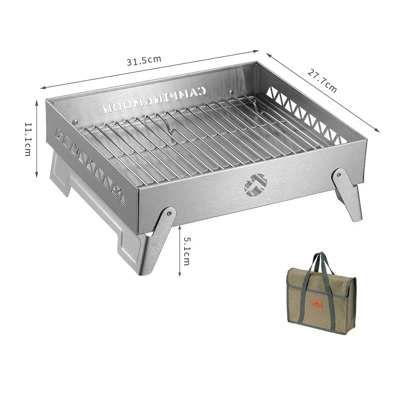 Stainless Steel Portable Barbecue