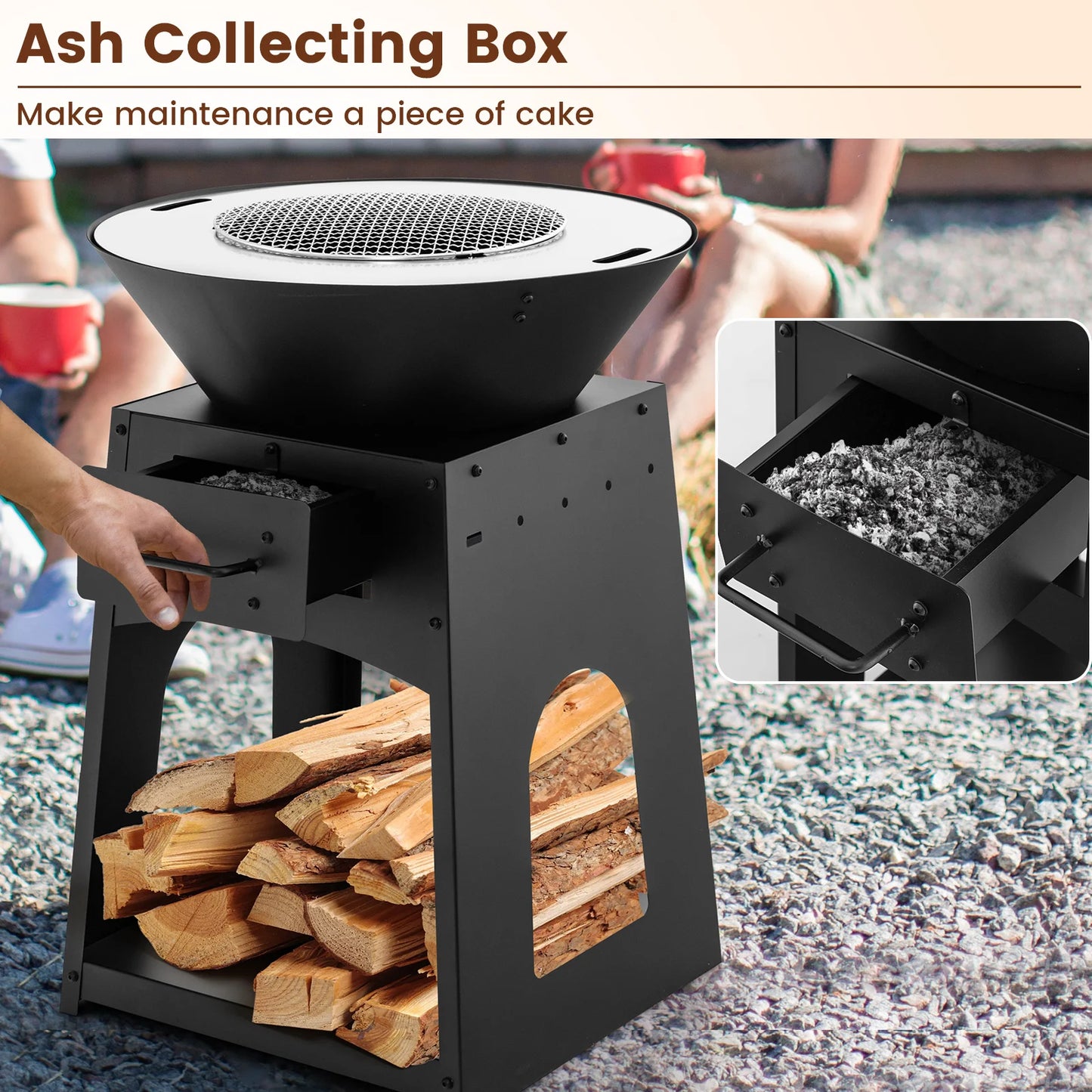 Patio Fire Pit Barbecue