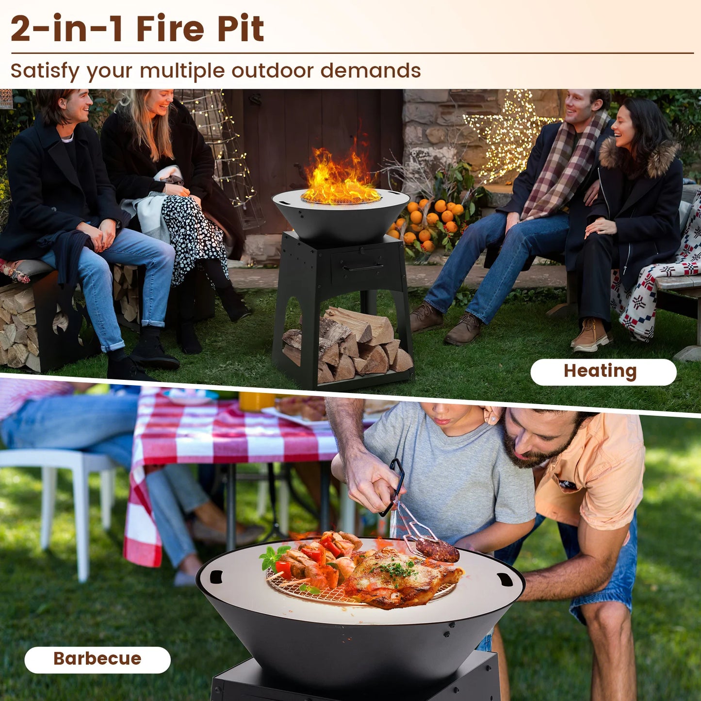 Patio Fire Pit Barbecue