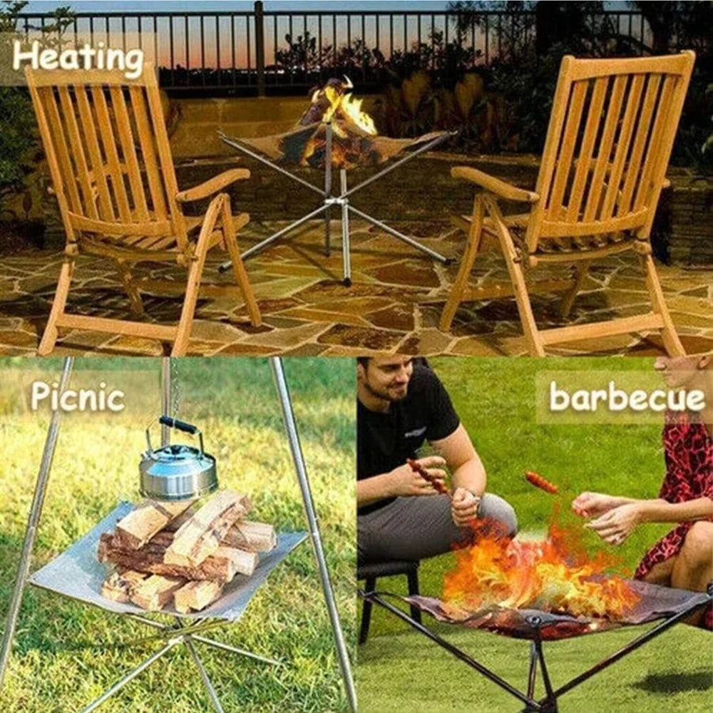 Foldable Fire Rack