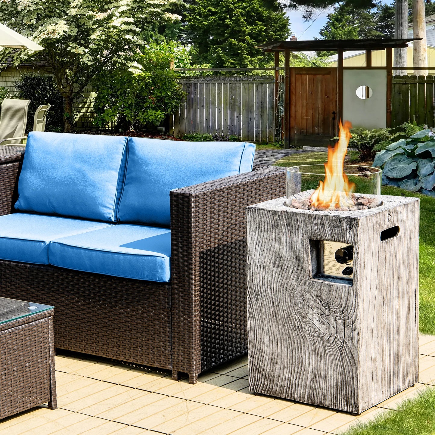 Propane Gas Fire Pit Table