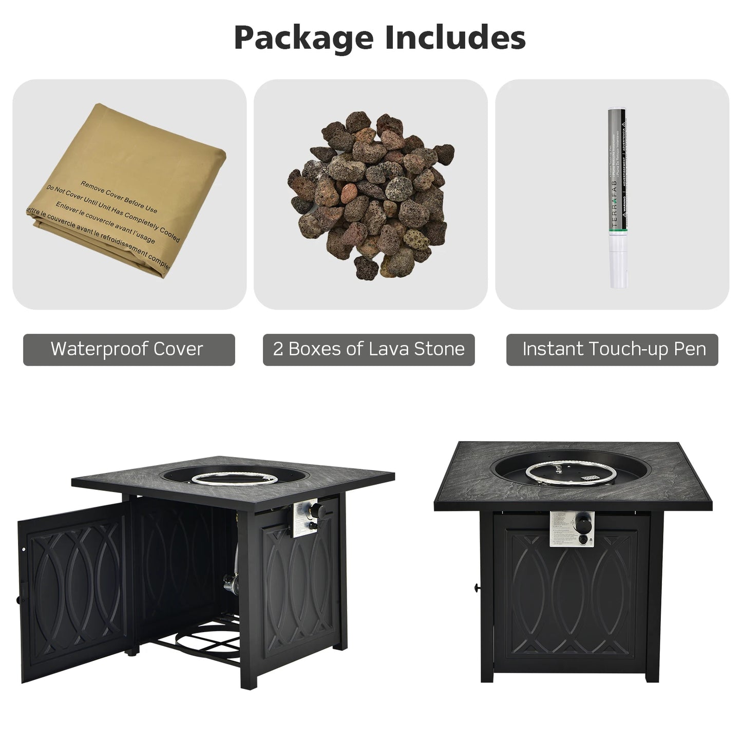Gas Fire Pit Table