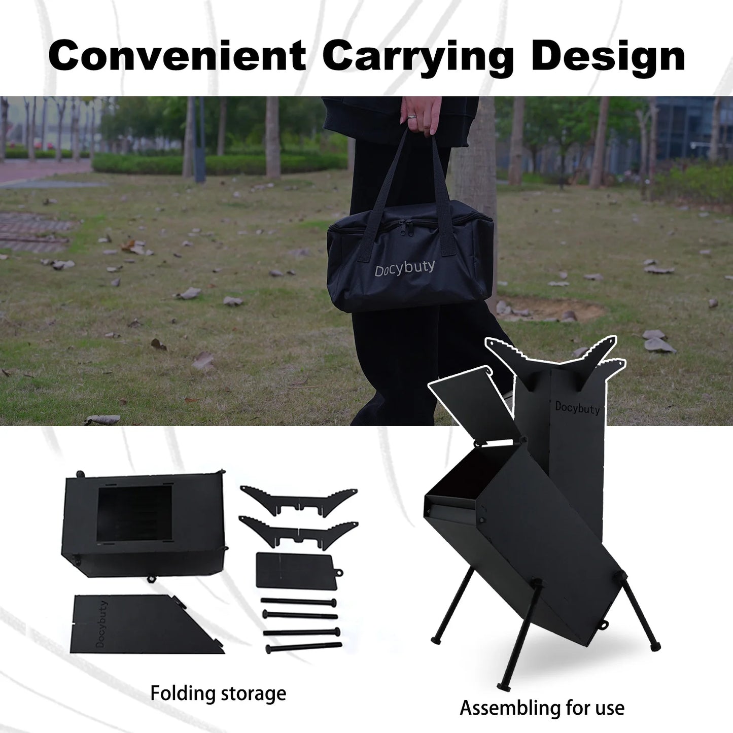 Rocket Wood Burning Camping Stove