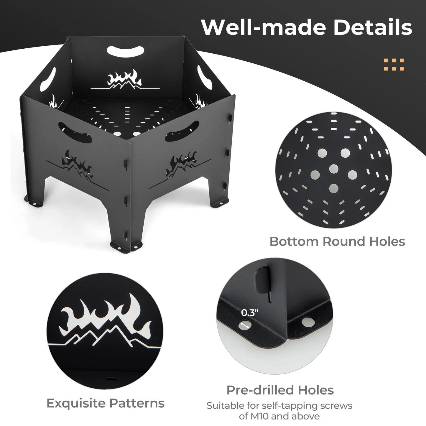 Pentagonal Fire Pit