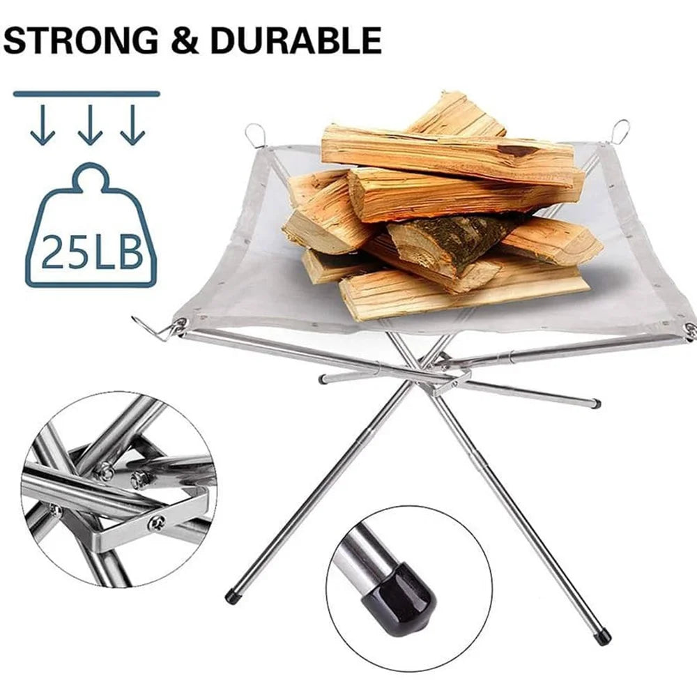 Foldable Fire Rack