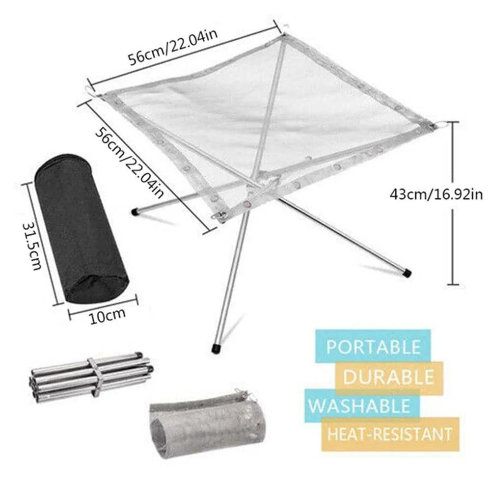 Foldable Fire Rack