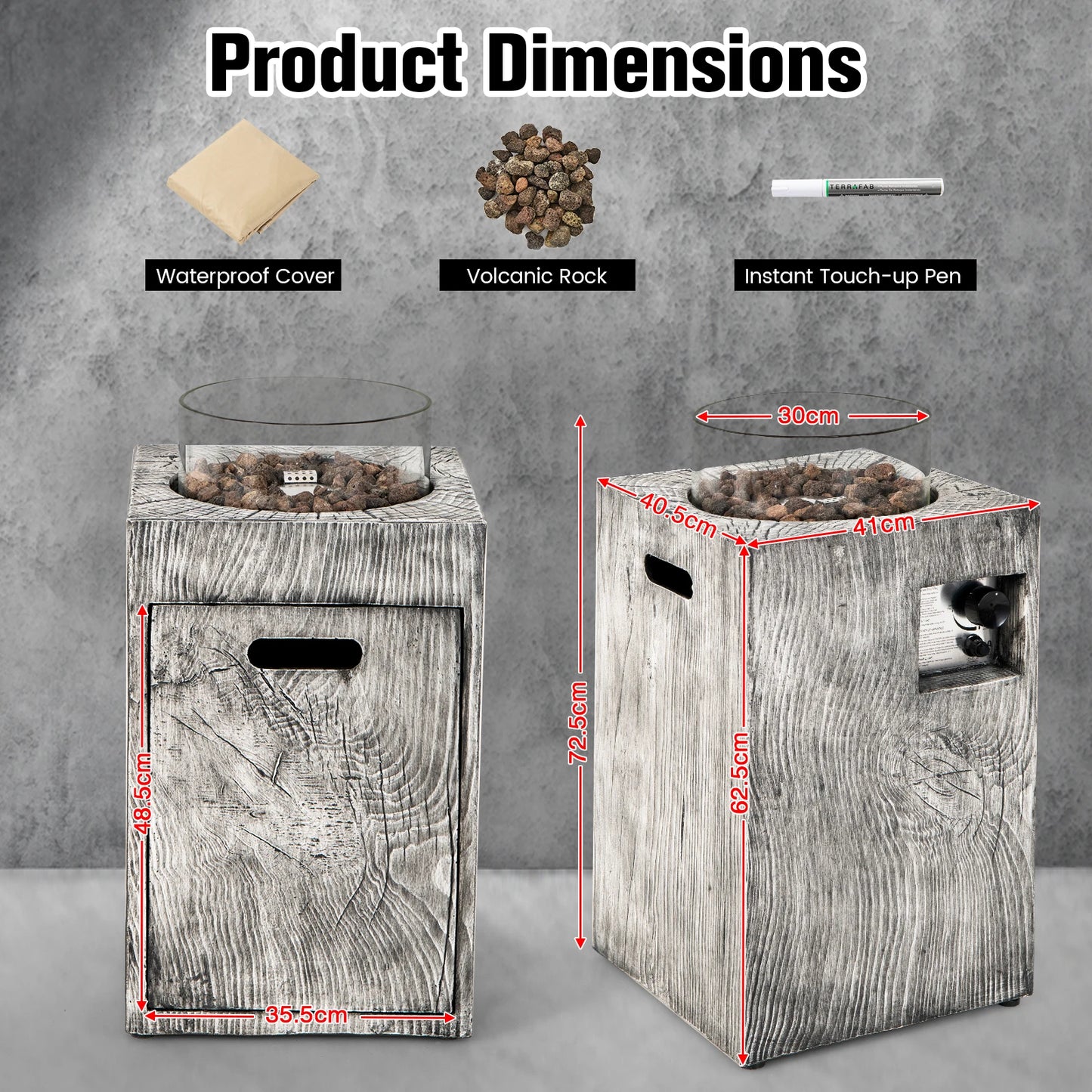 Propane Gas Fire Pit Table