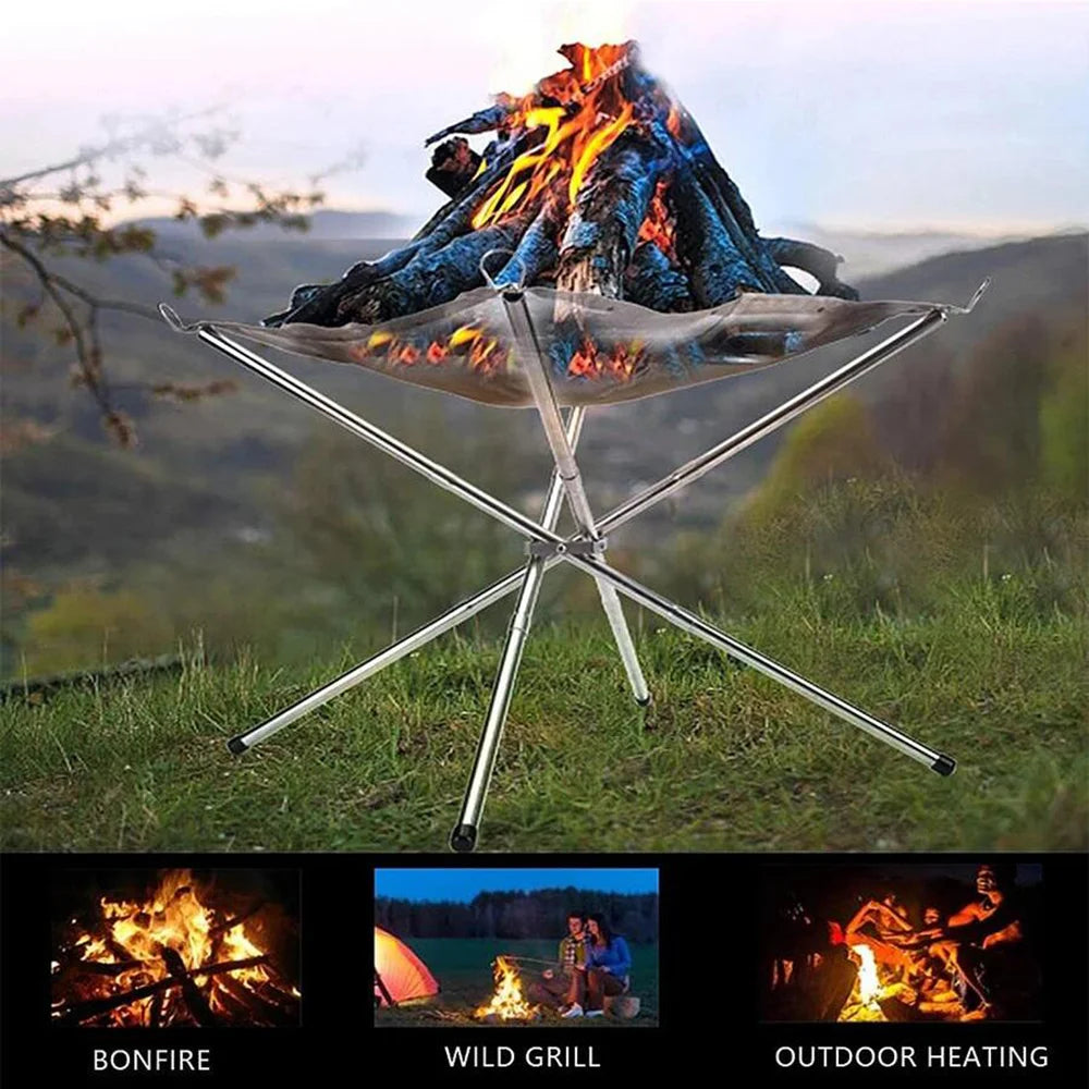 Foldable Fire Rack