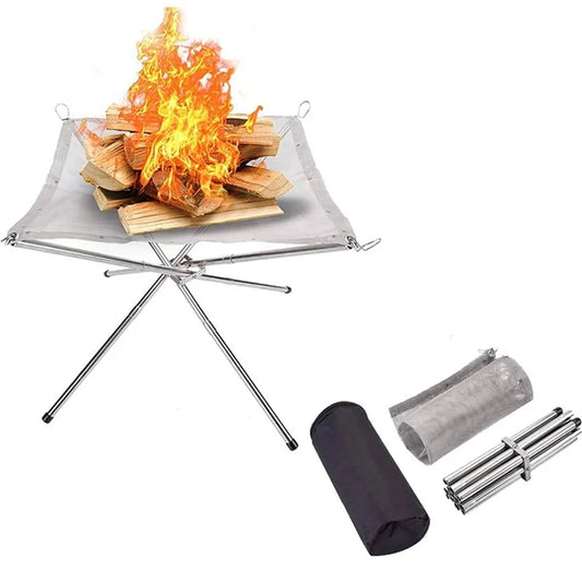 Foldable Fire Rack